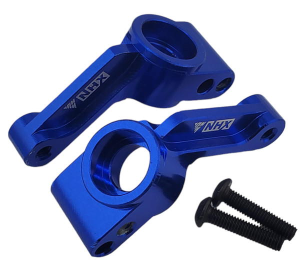 NHX RC Alum Rear C Hub / Knuckle Arm (2) for Traxxas 1967 C10 Drag Slash -Blue