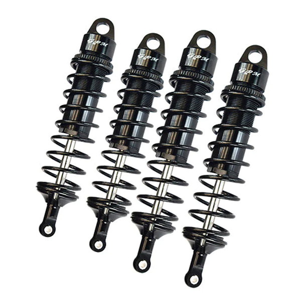 GPM Aluminum Front & Rear Adjustable Spring Shock w/ 6mm Shaft Black for 1/8 Sledge