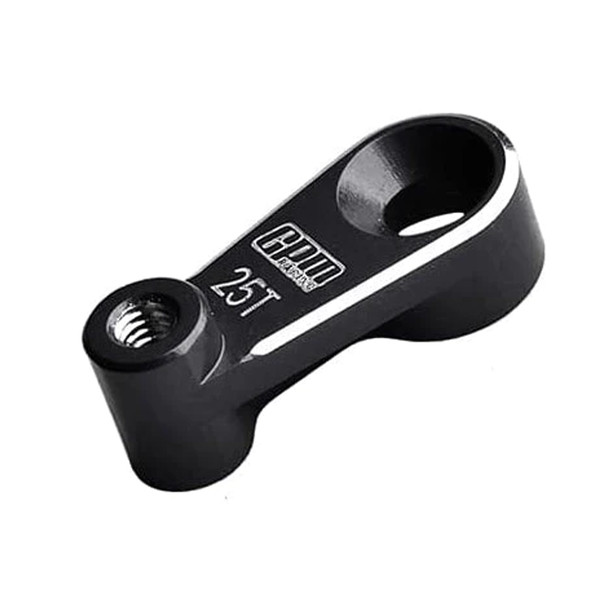 GPM Racing Aluminum 7075-T6 Servo Horn 25T Black for Traxxas 1:18 TRX4M