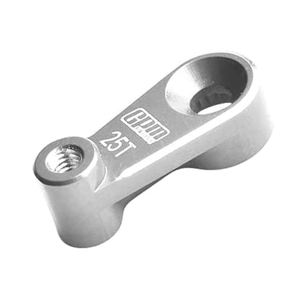 GPM Racing Aluminum 7075-T6 Servo Horn 25T Silver for Traxxas 1:18 TRX4M