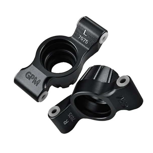 GPM Aluminum 7075-T6 Rear Stub Axle Carriers Black for Traxxas 1/10 MAXX