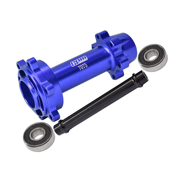 GPM Racing Aluminum 7075-T6 Rear Wheel Hub Hex Blue for Losi 1/4 Promoto-MX