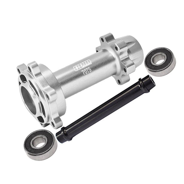 GPM Racing Aluminum 7075-T6 Rear Wheel Hub Hex Silver for Losi 1/4 Promoto-MX