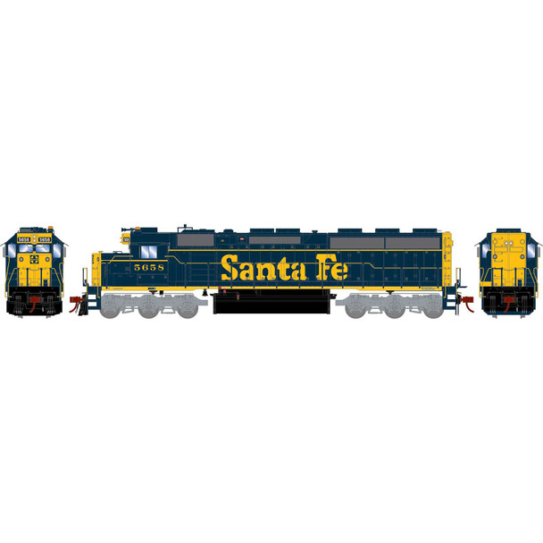 Athearn ATHG65710 SD45-2 Santa Fe #5658 Locomotive HO Scale