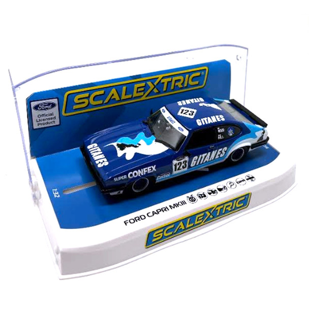 Scalextric C4402 Ford Capri MK3 Gerry Marshall Trophy Winner 2021 Jake Hill 1/32 Slot Car