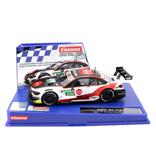 Carrera Digital 31017 BMW M4 DTM T. Glock, No.16 w/ Lights 1/32 Slot Car