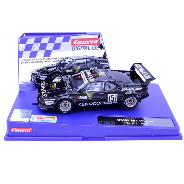 Carrera Digital 31085 BMW M1 Procar MK-Motorsport #151 DRM 1986 w/Lights 1/32 Slot Car