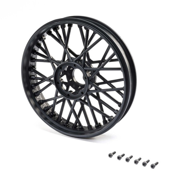 Losi LOS46000 Front Wheel Set, Black for Promoto-MX