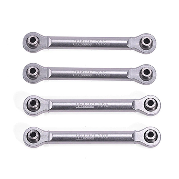 GPM Aluminum 7075 Rear Swing Arm Pull Rod Silver for Tamiya 1:10 BBX BB-01