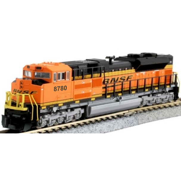 Kato 1768526-S SD70ACe w/ DCC & Sound Headlights BNSF #8780 Locomotive N Scale