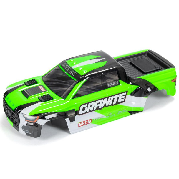 ARRMA ARA412003 1/18 Granite Grom Mega Painted Body Light Green/Camo