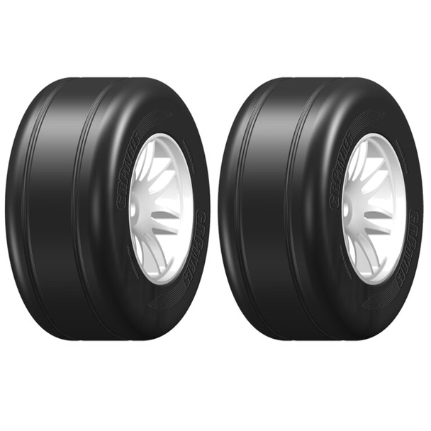 GRP GWH55-XM3 1:5 F1 – W55 REVO Front – XM3 Hard Tires Mounted on White Rim (2)