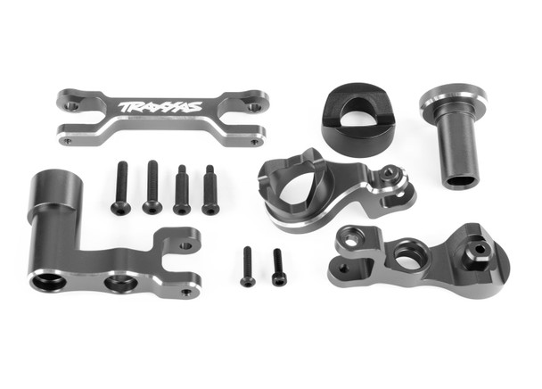Traxxas 7843-GRAY Aluminum Steering Bellcrank Assembly Gray for XRT