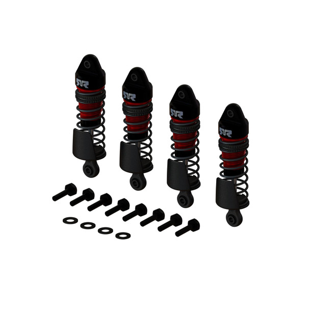ARRMA ARA330824 Aluminum Shock Set 58mm Length, 300CST Oil (4Pcs) - Grom