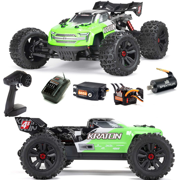 ARRMA ARA4408V2T4 1/10 KRATON 4X4 4S V2 BLX Speed Monster Truck RTR Green