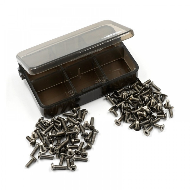 Yeah Racing TSAS-0015 Titanium Screw Assorted Set w/ Box for Xpress AT1S