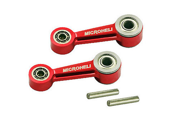 Microheli Blade 300 X Aluminum Washout Control Arm Set Red 300X