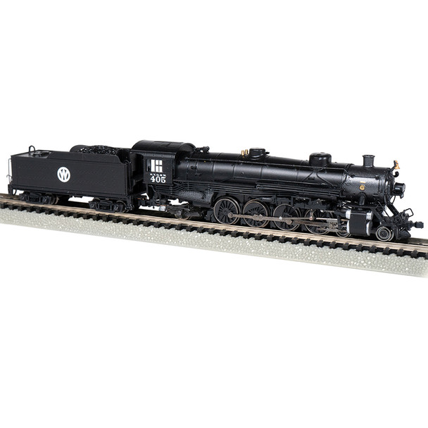 Bachmann 53455 NY/Ontario & Western #405 4-8-2 Light Mountain DCC Sound Steam Locomotive N Scale