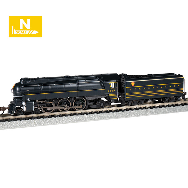 Bachmann 53952 Pennsylvania Railroad #2665 Streamlined K4 DCC Sound Steam Locomotive N Scale