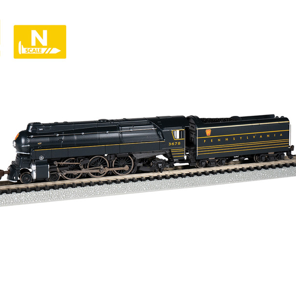 Bachmann 53953 Pennsylvania Railroad #3678 Streamlined K4 DCC Sound Steam Locomotive N Scale