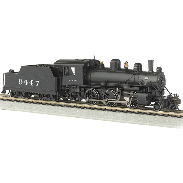 Bachmann 57813 Santa Fe #9447 Alco 2-6-0 DCC Sound Steam Locomotive HO Scale