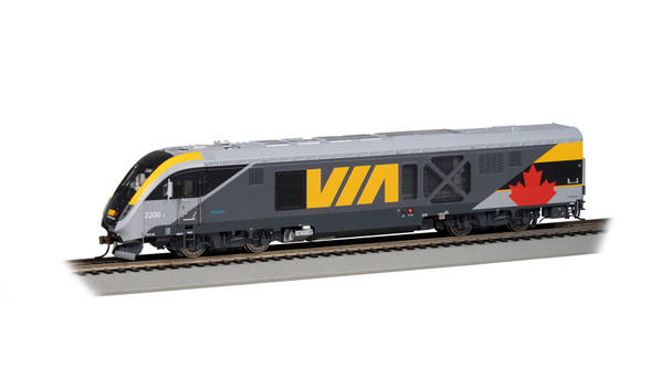 Bachmann 69000 Via Rail Canada #2200 Siemens SCV-42 Charger DCC Sound Locomotive HO Scale