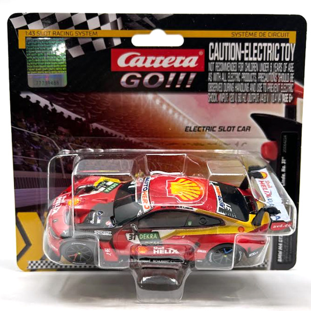 Carrera GO 64224 BMW M4 GT3 DTM "Sheldon van der Linde, No.31 1/43 Slot Car