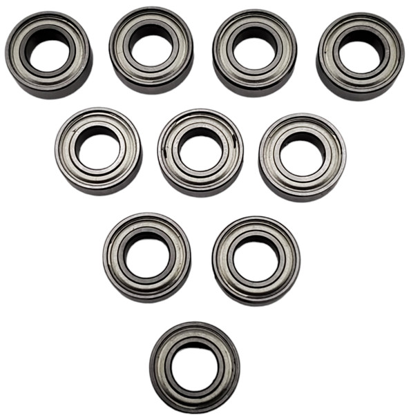 NHX RC Steel Ball Bearings 6x12x4mm, 10 pcs, Metal Shielded