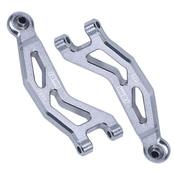 GPM Aluminum 7075 Front Upper Suspension Arms Silver for Arrma 1/18 Granite Grom