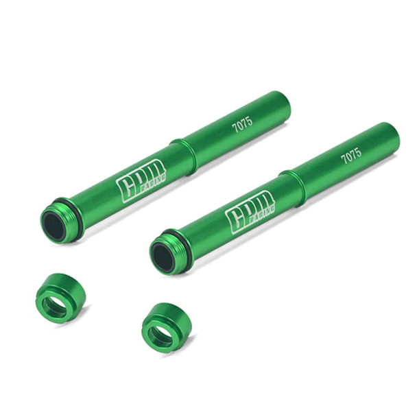 GPM Racing Aluminum 7075 Fork Tube Set Green for Losi 1:4 Promoto-MX