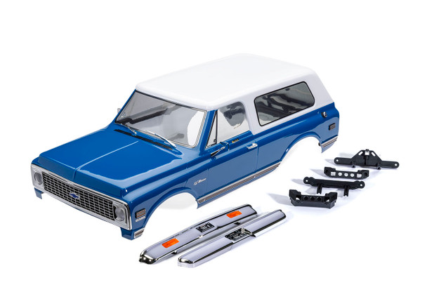 Traxxas 9130-BLWT K/5 1972 Clipless Chevrolet Blazer Body Kit Blue/White for TRX-4
