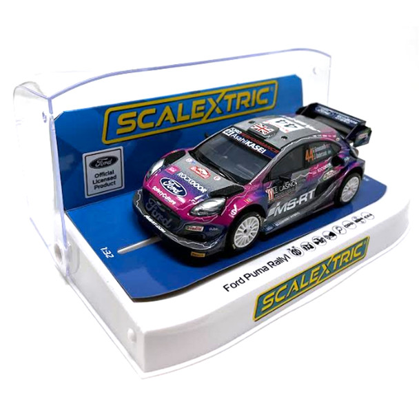 Scalextric C4449 Ford Puma WRC – Gus Greensmith 1/32 Slot Car