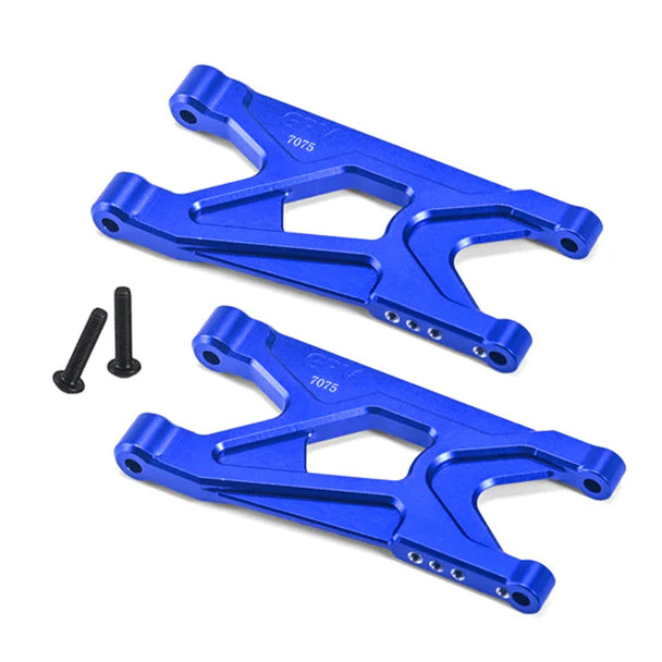 GPM Aluminum 7075 Rear Suspension Arms Blue for Arrma 1/10 GORGON 4X2 Mega