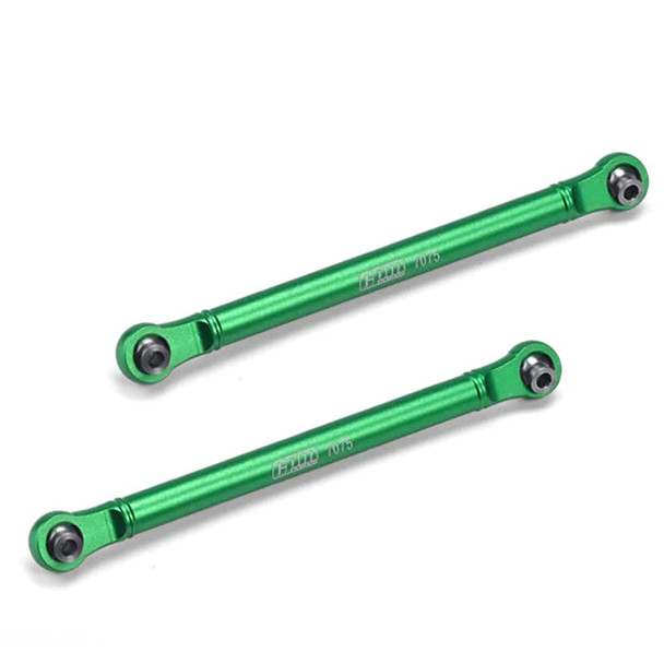 GPM Aluminum 7075 Front Steering Link Rod Green for Arrma 1/10 GORGON 4X2 Mega