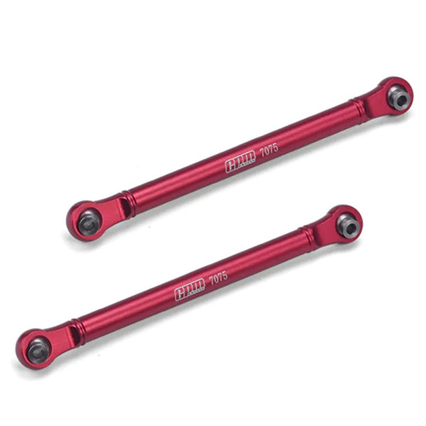 GPM Aluminum 7075 Front Steering Link Rod Red for Arrma 1/10 GORGON 4X2 Mega