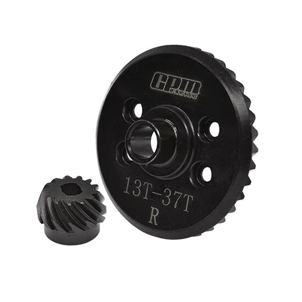 GPM 40Cr Steel Spiral-Cut 37-Tooth Ring And 13-Tooth Pinion Diff Gear Set : 1/10 Slash