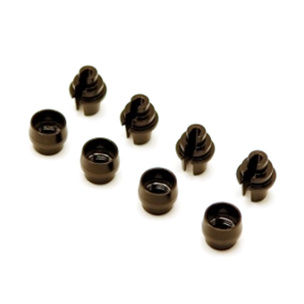 STRC STA233034BR Brass Shock Components (8 Pcs) Black for Axial SCX10 Pro 4x4