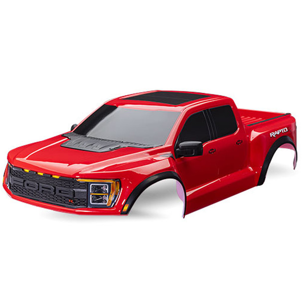 Traxxas 10112-RED Complete Red Body for Ford F-150 Raptor R 4X4