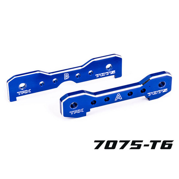 Traxxas 9629 Aluminum 7075-T6 Front Tie Bars Blue for Sledge