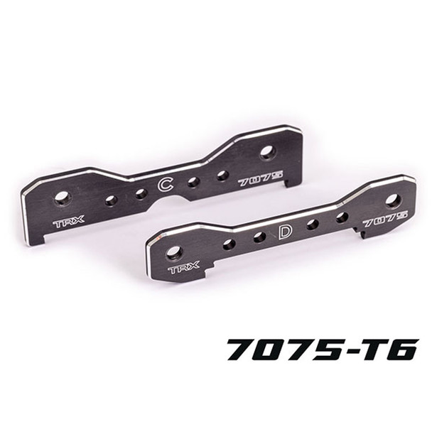 Traxxas 9630A Aluminum 7075-T6 Rear Tie Bars Dark Titanium for Sledge