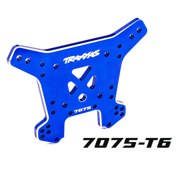 Traxxas 9638 Aluminum 7075-T6 Rear Shock Tower Blue for Sledge