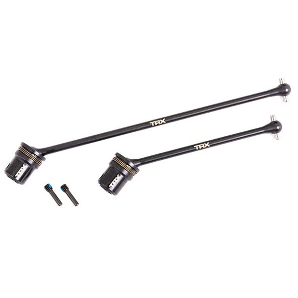 Traxxas 9655X Hardened Steel Front / Rear Center CV Driveshafts for Sledge