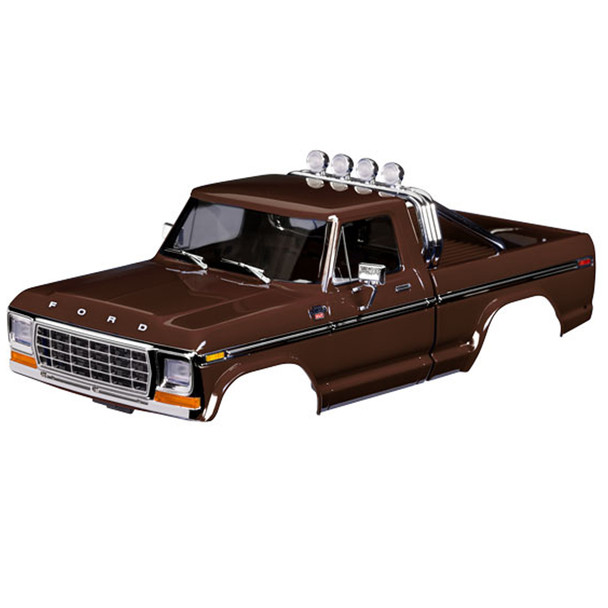 Traxxas 9812-BRWN Complete Brown Body for TRX-4M 1/18 1979 Ford F-150