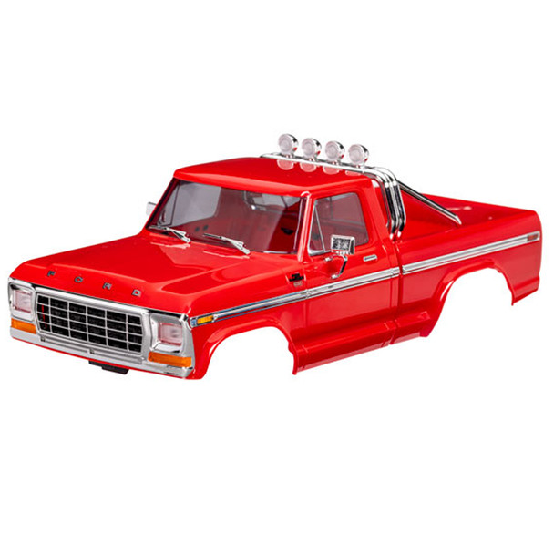 Traxxas 9812-RED Complete Red Body for TRX-4M 1/18 1979 Ford F-150