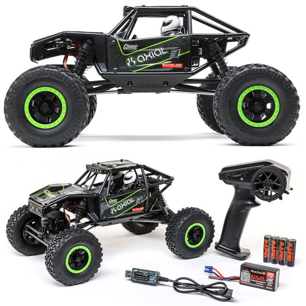 Axial 1/18 UTB18 Capra 4WD Unlimited Trail Buggy RTR with Battery Charger -Black