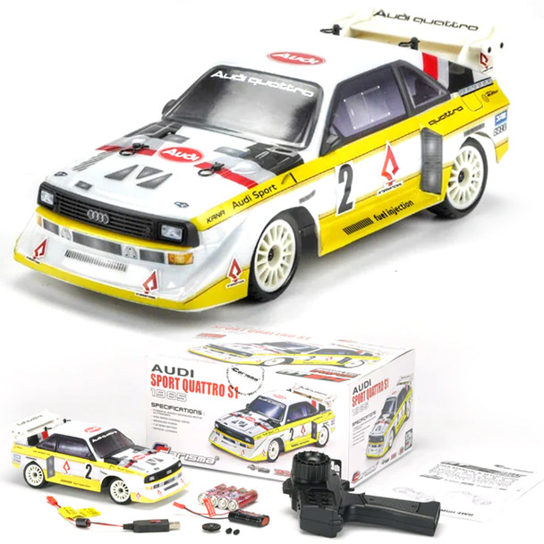 Carisma 88468 GT24 4WD Brushless RTR Rally Legend Audi Sport Quattro S1 1985