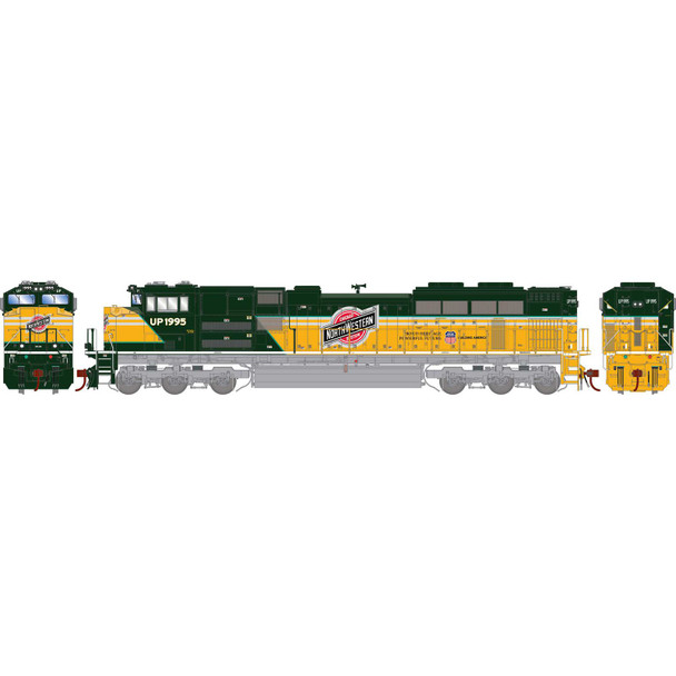 Athearrn ATHG75741 SD70ACe Union Pacific C&NW #1995 Locomotive HO Scale