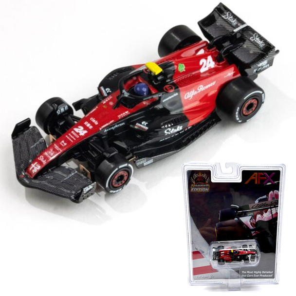 AFX 22084 2023 Alfa Romeo FY-24 Limited Edition F1 Collection HO Scale Slot Car