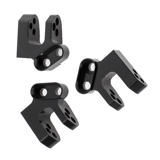 STRC STA231009 Brass Suspension Link Mounts (3Pcs) Black for Axial SCX10 III