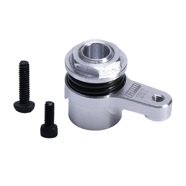 GPM Aluminum 7075 25T Servo Horn w/Built-In Spring Silver for Losi 1/18 Mini LMT